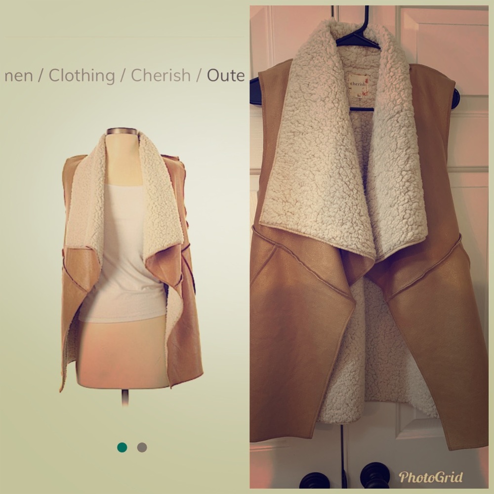 Tan Fur Vest